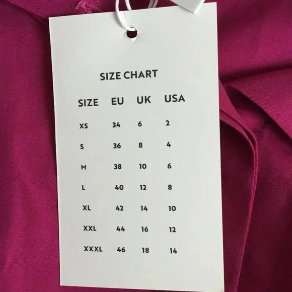 Magenta Belted Back Cotton Shirt  100% Cotton Long sleeves Sz (EU 36| US 4) - Picture 11 of 11